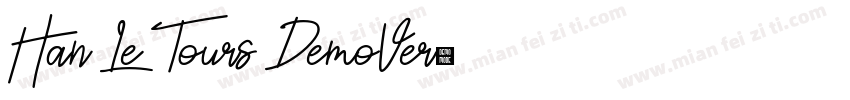 Han Le Tours DemoVer字体转换